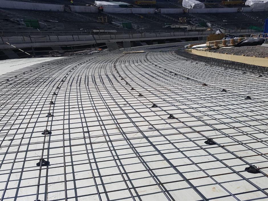 Olympiastadion, Skanska, 2018